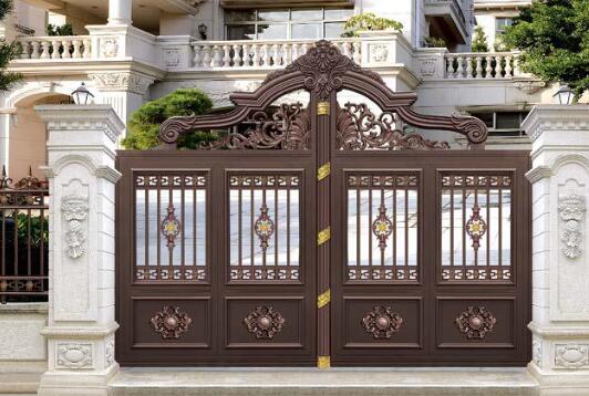 万科红郡小区选择我们铝艺大门厂家的产品(图1) 万科红郡小区选择我们铝艺大门厂家的产品(图1)