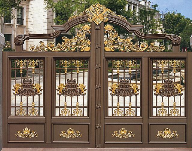 铝艺大门是选择焊接款式还是拼装款式(图1) 铝艺大门是选择焊接款式还是拼装款式(图1)