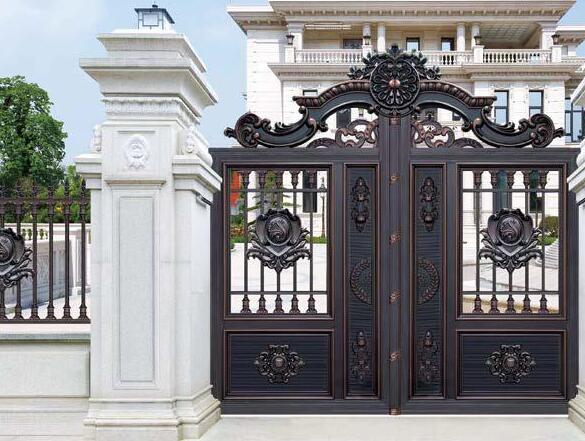 庭院铝艺大门定制(图2) 庭院铝艺大门定制(图2)